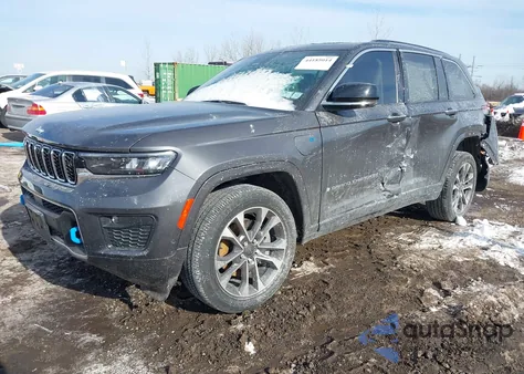 2023 Jeep Grand Cherokee 4Xe Overland z USA, uszkodzony, nr VIN 1C4RJYD69PC633784